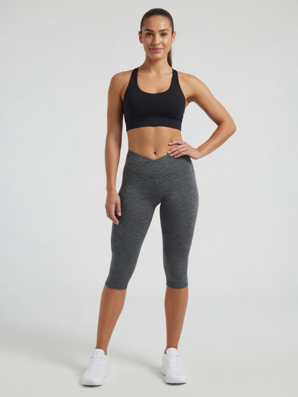 Tuff Athletics Heathered Gray Women's Leggings